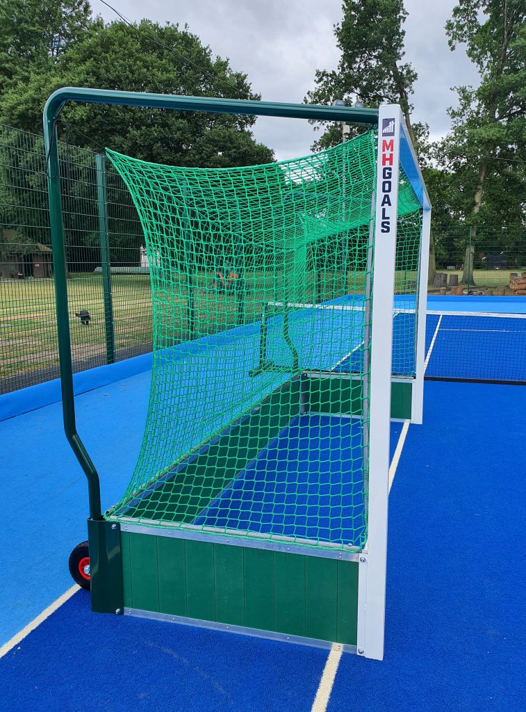 Standard Aluminium Hockey Goals with Wheels