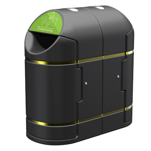 Recycling Bin - Dual Waste Litter Bin
