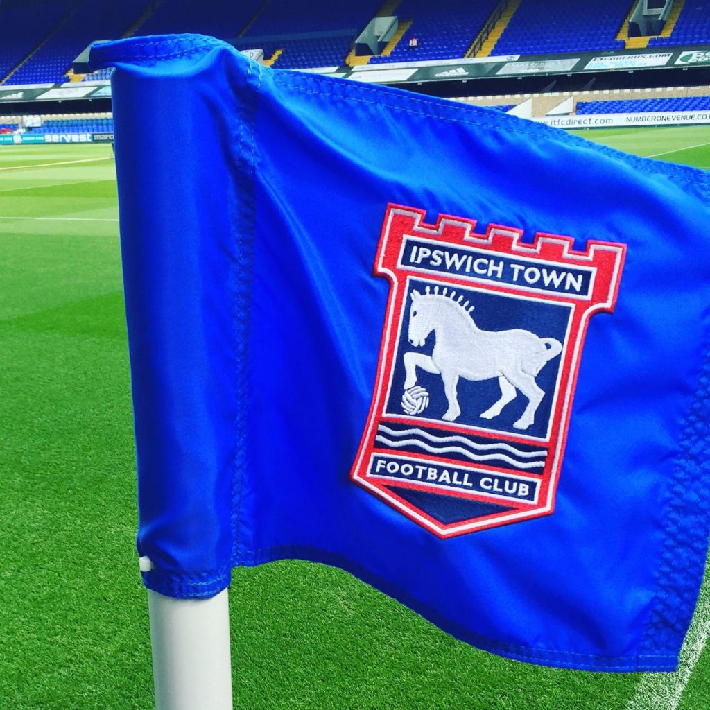 Embroidered Corner Flag - Ipswich