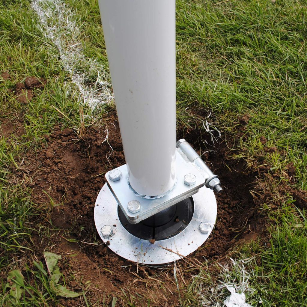 ground screw goal post