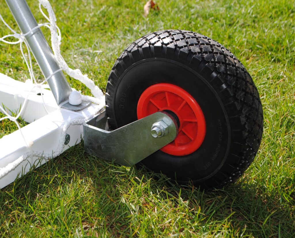 Rear Wheels inc Spring Clip - To Suit 60mm Steel Wheeled Goals