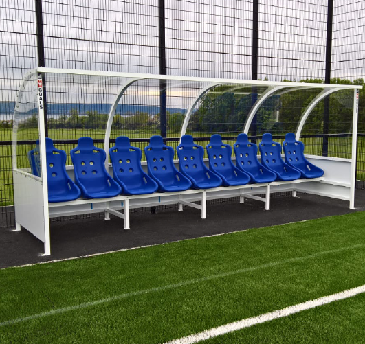 Premium Team Shelter with full bodied bucket seats